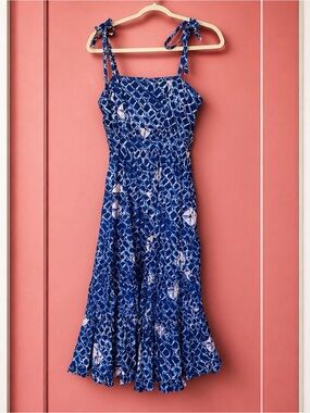 Ulla Johnson: Blue and Pink Women's Maxi Dress